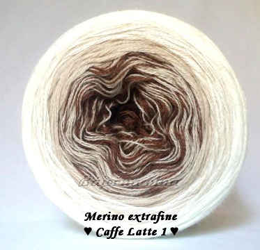 Dúhove klbko - 100% Merino extra fine