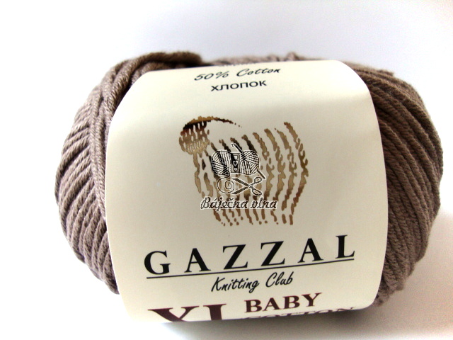 Baby Cotton XL - 3434 hnedá