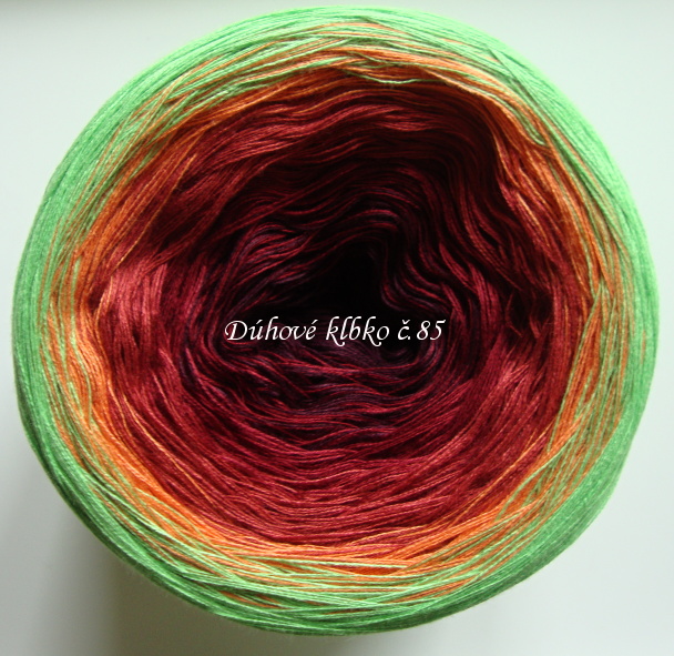 Dúhove klbko - č.85 - 750m - 3n