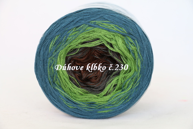 Dúhove klbko - č.230 - 750m - 3n
