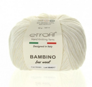Bambino Lux Wool - 70101 biela