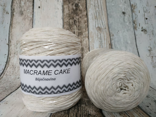 Macrame Cake - 050 smotanová
