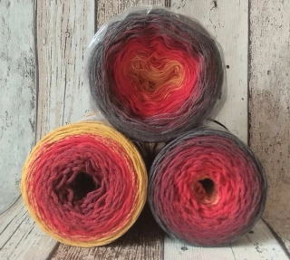 Set 505 - Rainbow Cake + Dúhove klbko - 1100 m - 4 n