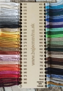 Špagat - 5 mm - zlatý lurex